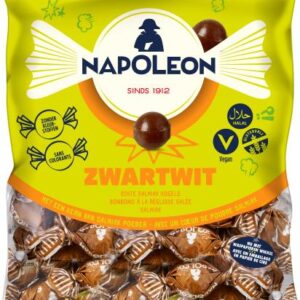 Napoleon ZwartWit Salmiak Kogels